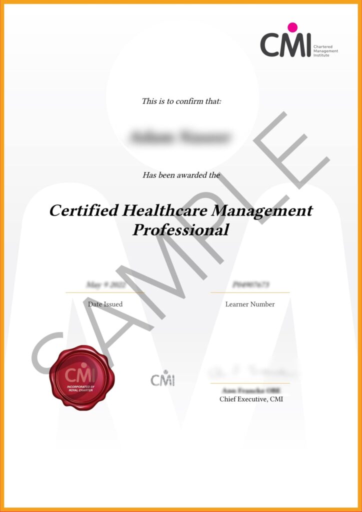 CMI-Certified-Healthcare-Management-Professional